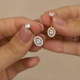 Piercing ovale reale