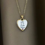 Collana Solo se ti rende felice Heart