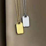 Collana targhetta love