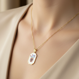 Collana tazza di fiori