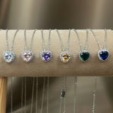 Collana luce del cuore silver