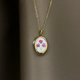 Collana tris pink
