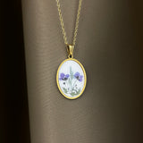 Collana Fiori lilla