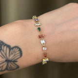 Bracciale Baguette color