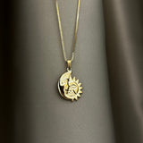 Collana sole e luna