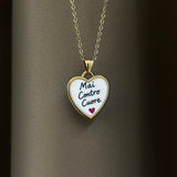 Collana Mai contro cuore heart
