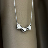 Collana Tris di cuori