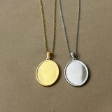 Collana forma ovale grande