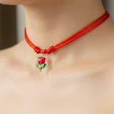 Choker bocciolo di tulipano