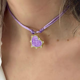 Choker Ginevra lilla
